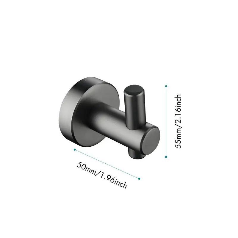 Hign-Concerned Towel Rack Set 6Piece Wall Mount Bathroom