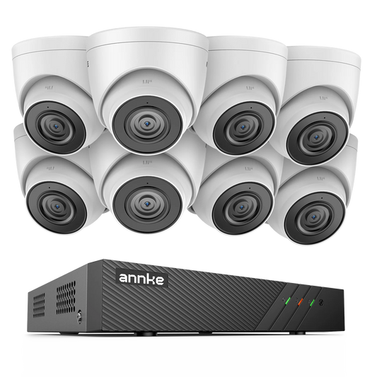 ANNKE H500 5MP PoE IP Surveillance Camera Kit With NVR