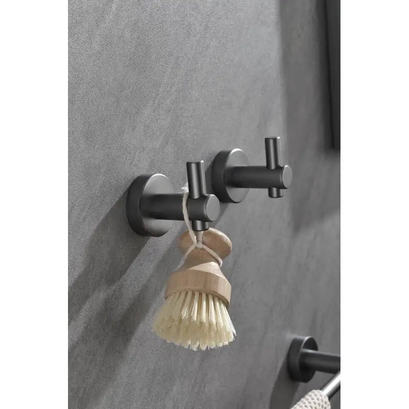 Hign-Concerned Towel Rack Set 6Piece Wall Mount Bathroom