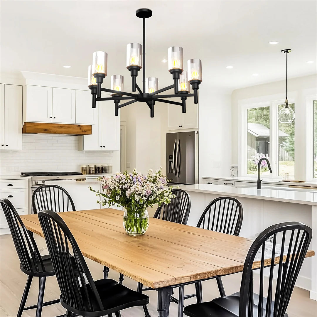 Vrygle Farmhouse Pendant Chandelier For Kitchen Island