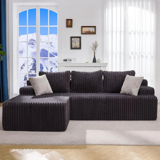 ANGDUO Modular L Shaped Sectional Sofa Memory Foam