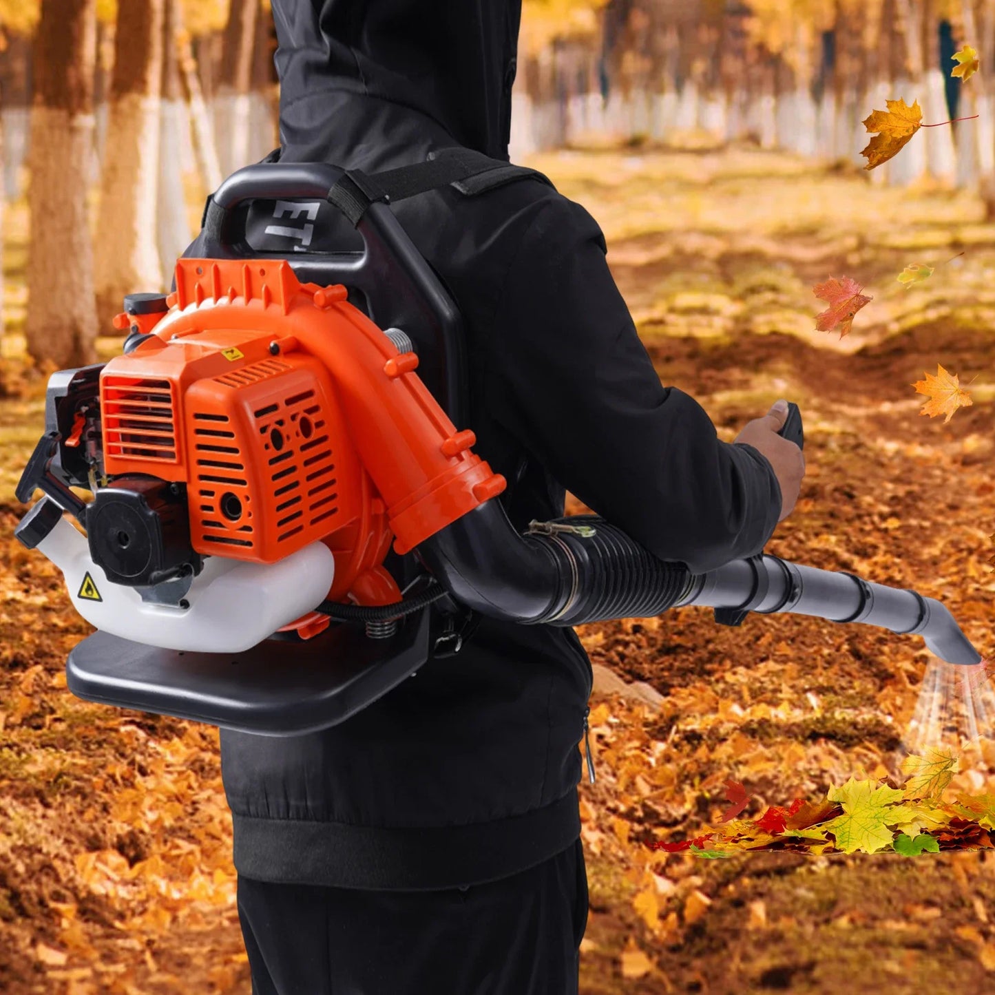Hign-concerned Gas Powered Leaf Blower 42.7cc Backpack
