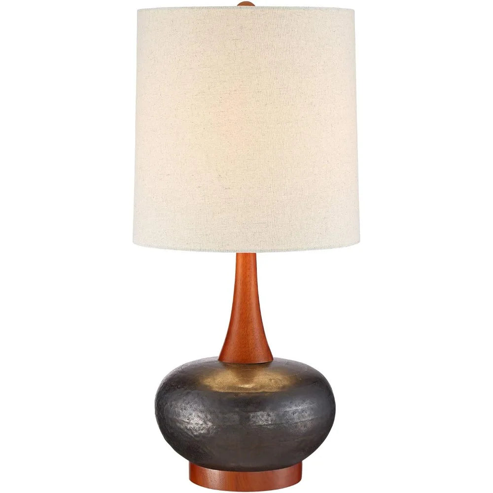 Hign Concerned Andi Hammered Mid Century Modern Table Lamp