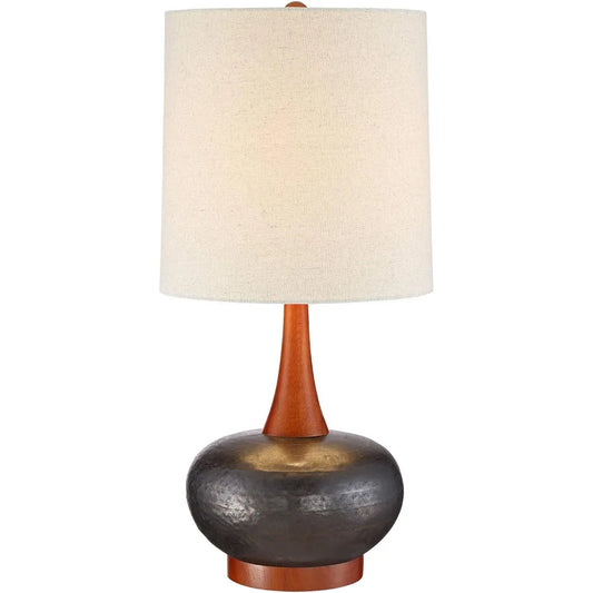 Hign Concerned Andi Hammered Mid Century Modern Table Lamp