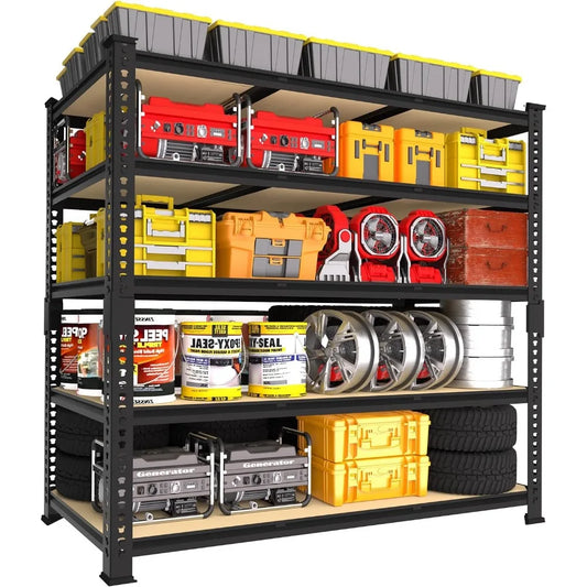 Hign-concerned Heavy Duty 5-Tier Garage Shelving Unit