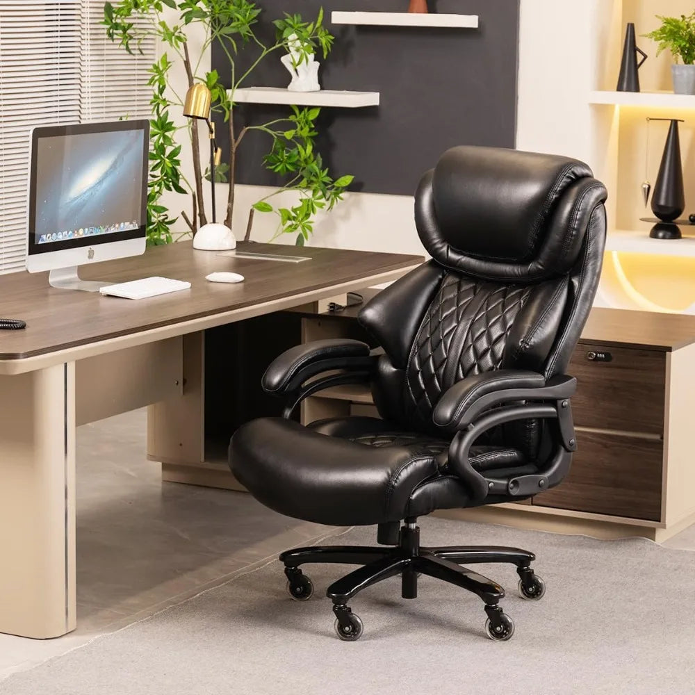 Heavy Duty 500lbs Big And Tall Office Chair 360 Deg Swivel