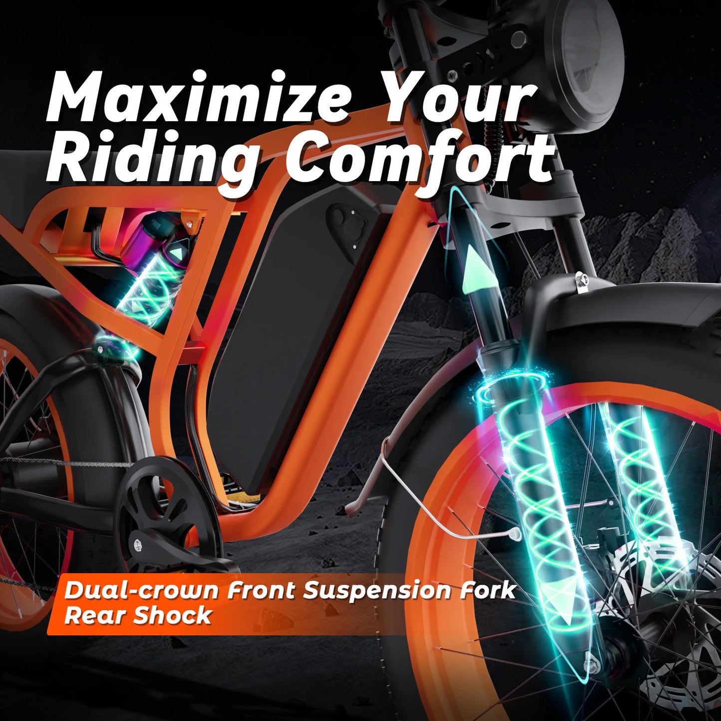 Moobelo B8 Electric Bike 1500W Motor 80 Miles Range