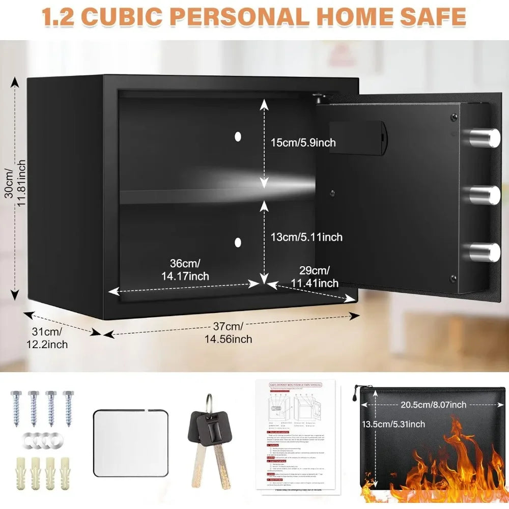 Hign-concerned Fireproof Safe Waterproof Security Box
