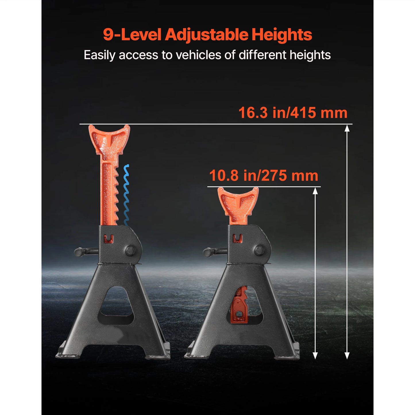 SucceBuy 3 Ton 6 Ton Heavy Duty Jack Stands Locking
