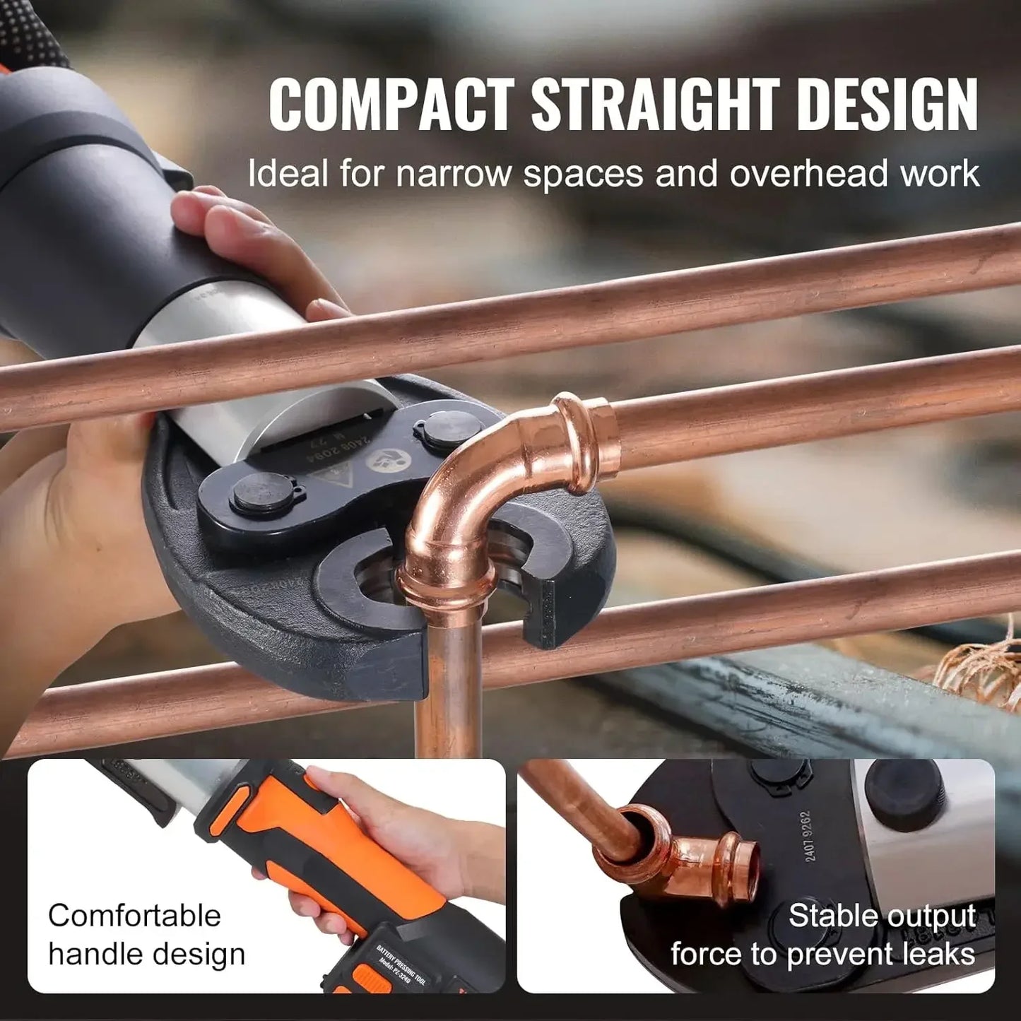 XMSJ Mini ProPress 18V Electric Pipe Crimp Tool For Copper