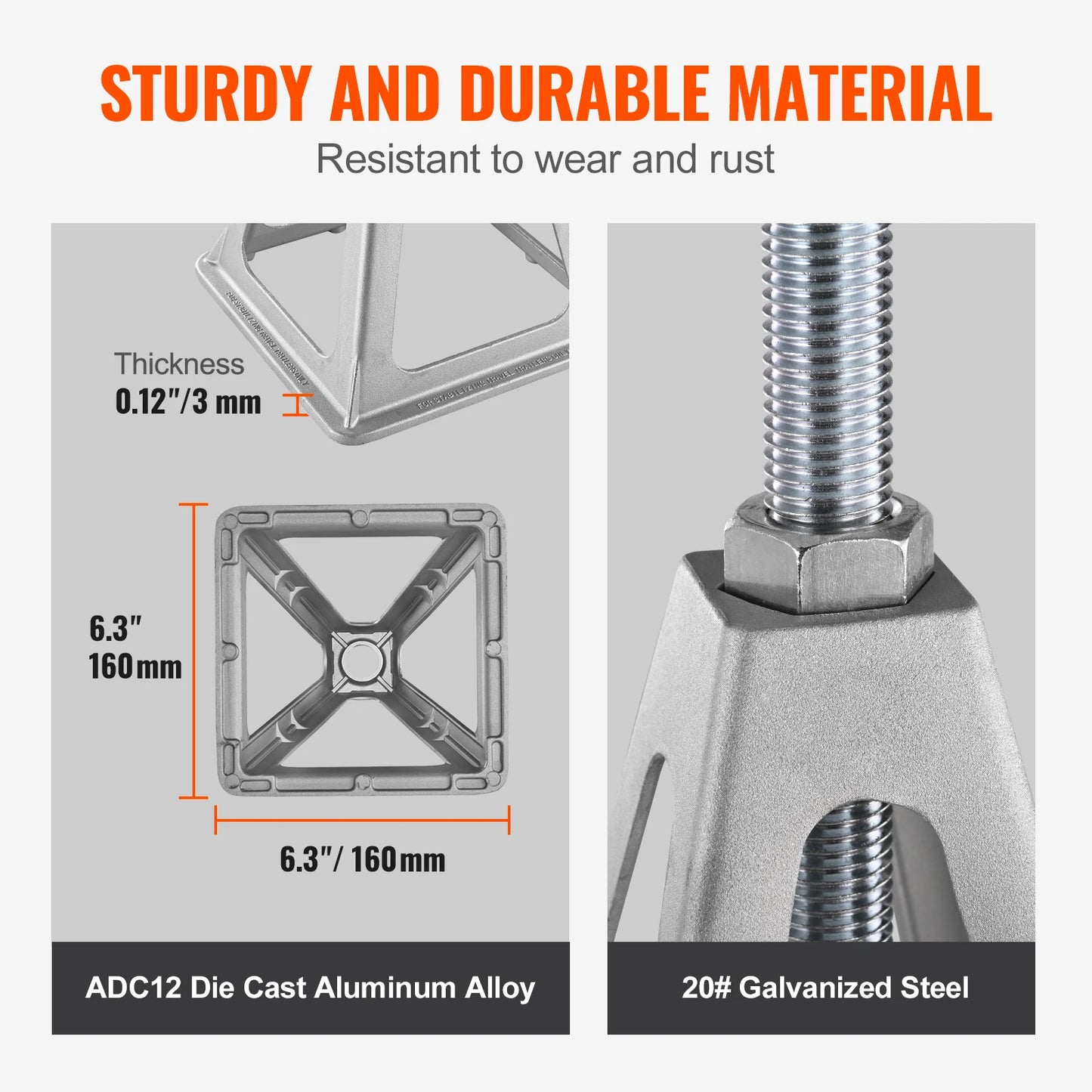 SucceBuy RV Stabilizer Jacks 6000 Lbs Aluminum Leveling System