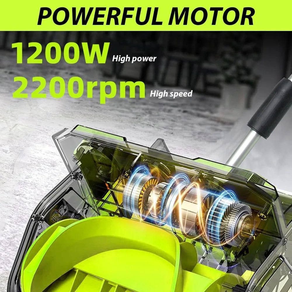 Brushless Cordless Snow Shovel 40V Battery Powered Snow Blower