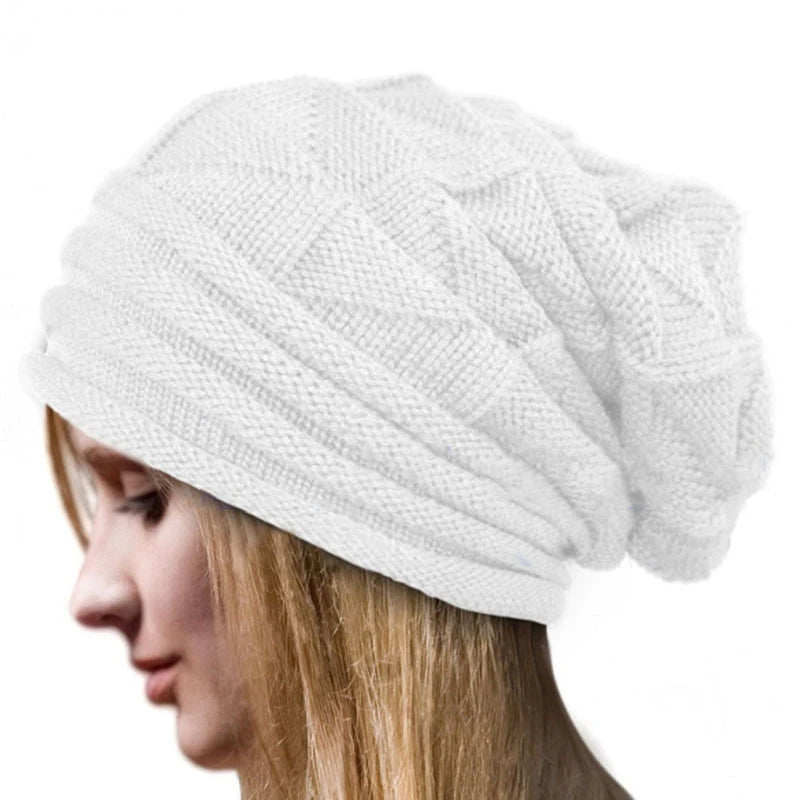 Unisex Winter Beanie Slouchy Knit Hat For Men Women