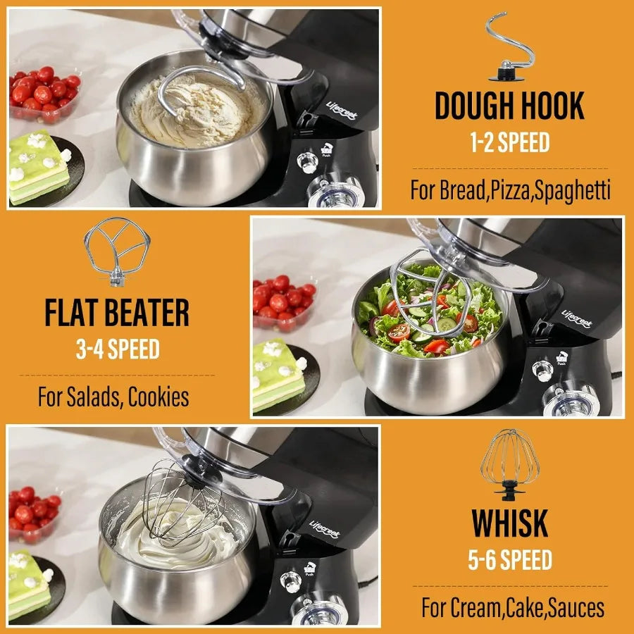 SHXI Six In One Multifunctional Stand Mixer Meat Grinder