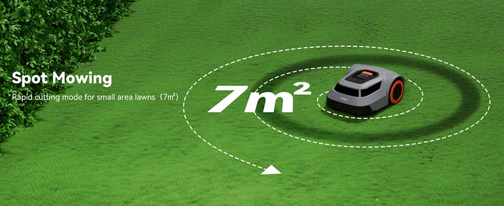 Redkey C TOF Robot Lawn Mower MGC1000 Automatic Charging