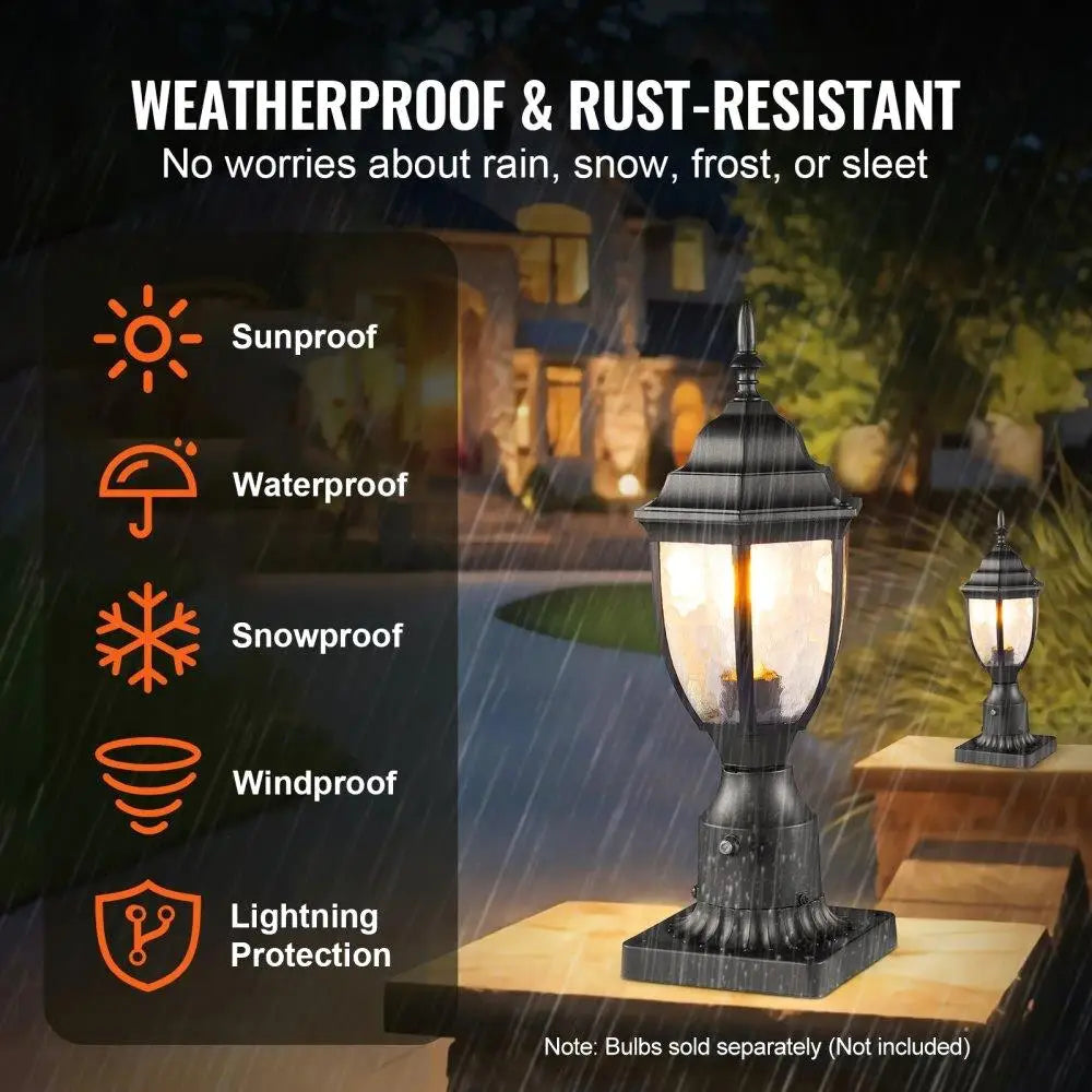 Hign-concerned Outdoor Lamp Post Light Fixture Dusk To Dawn