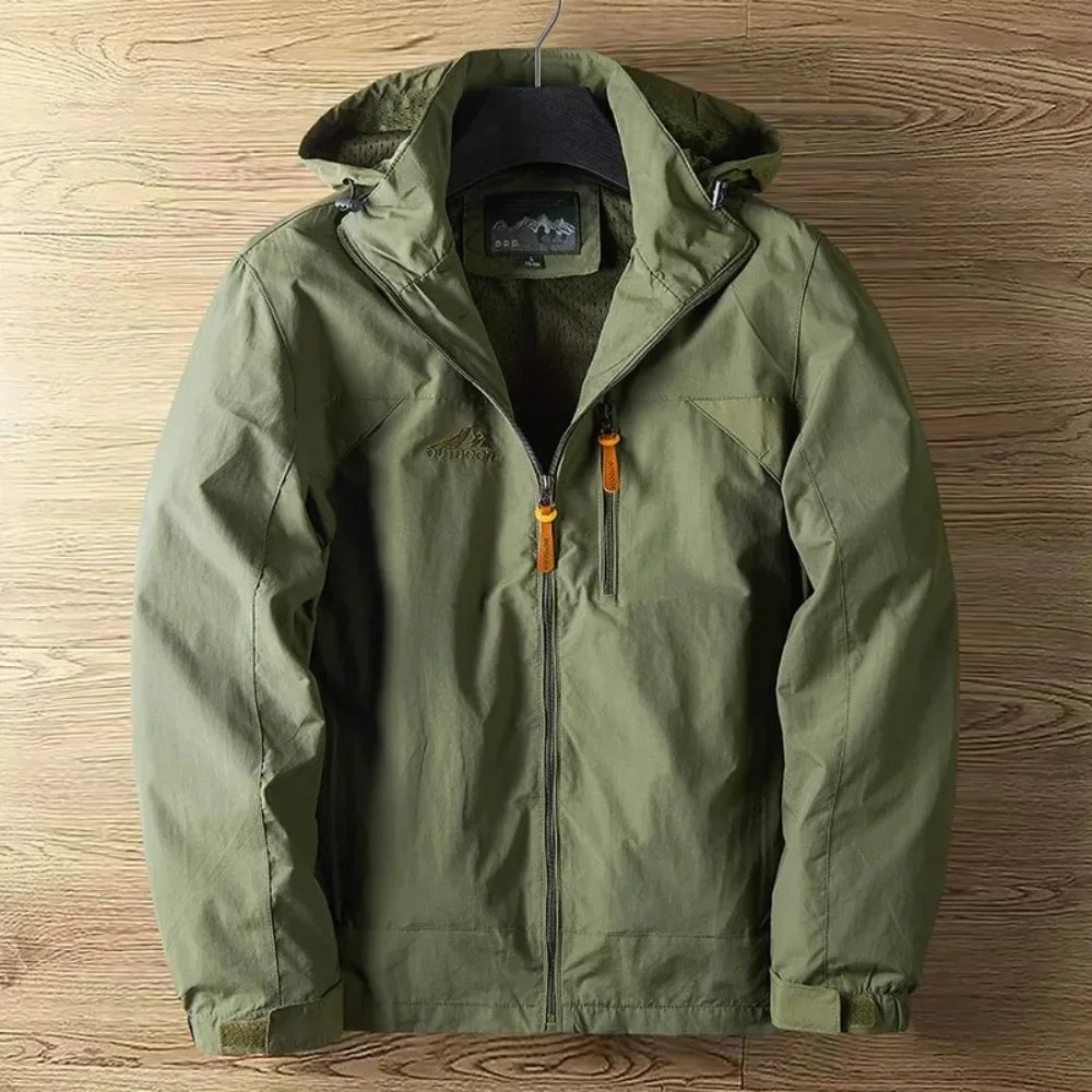 King Billion Men Spring Autumn Hooded Casual Outdoor Jacket