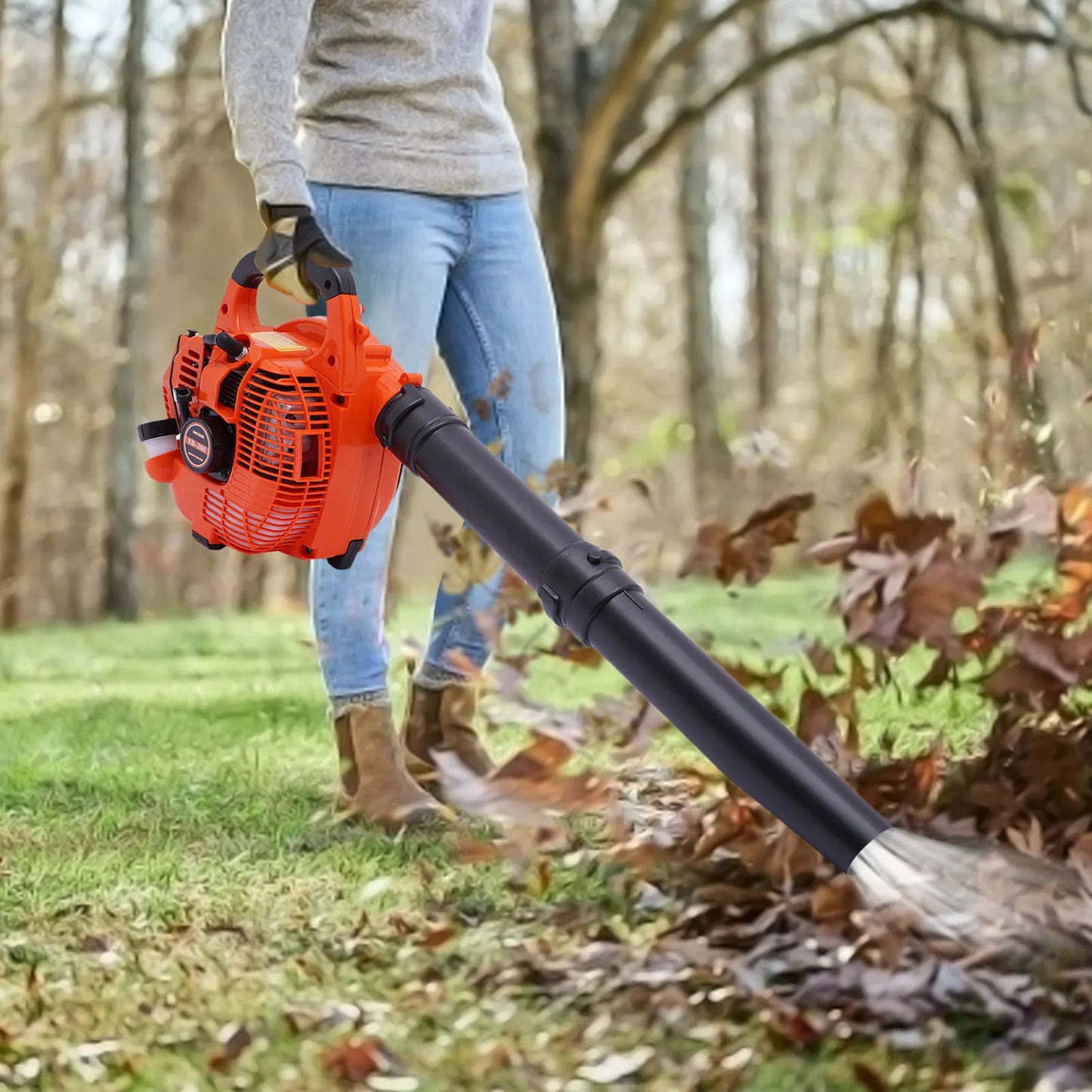 Hign-concerned Gas Leaf Blower 25.4cc 2 Stroke Commercial