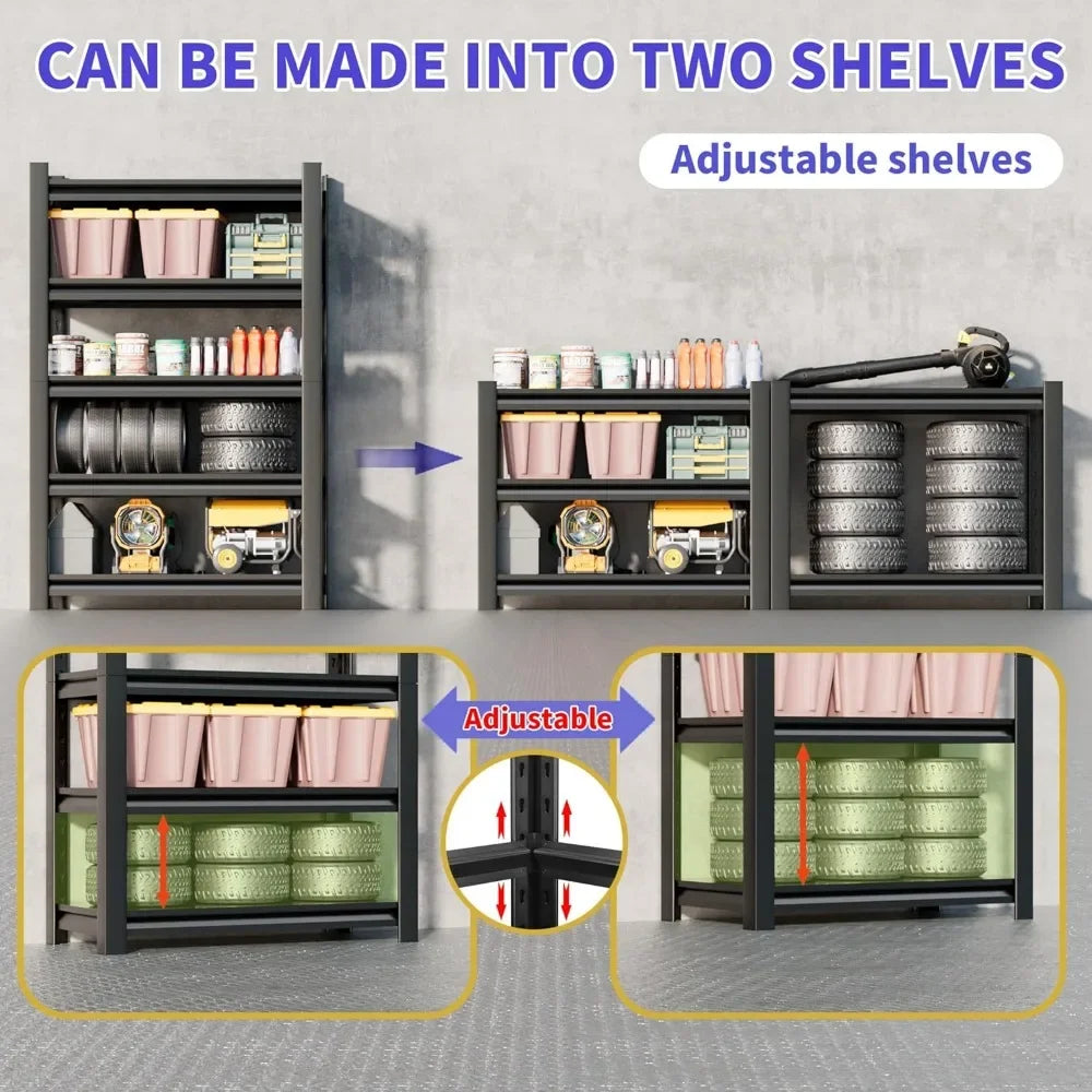 Garage Shelving Unit Heavy Duty Adjustable Metal Rack