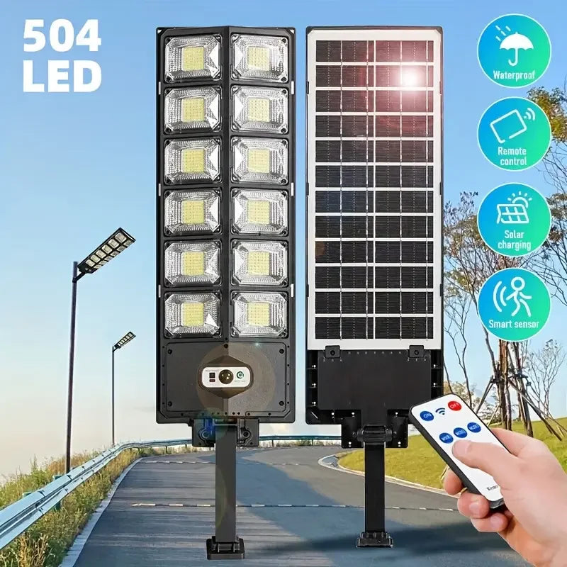 Solar Street Light IP65 6500K 100000LM High Brightness LED