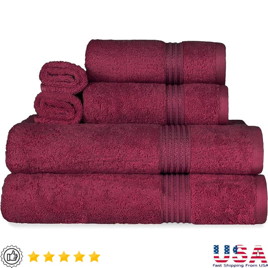 DUTRIEUXCN Egyptian Cotton Towel Set Superior Absorbent