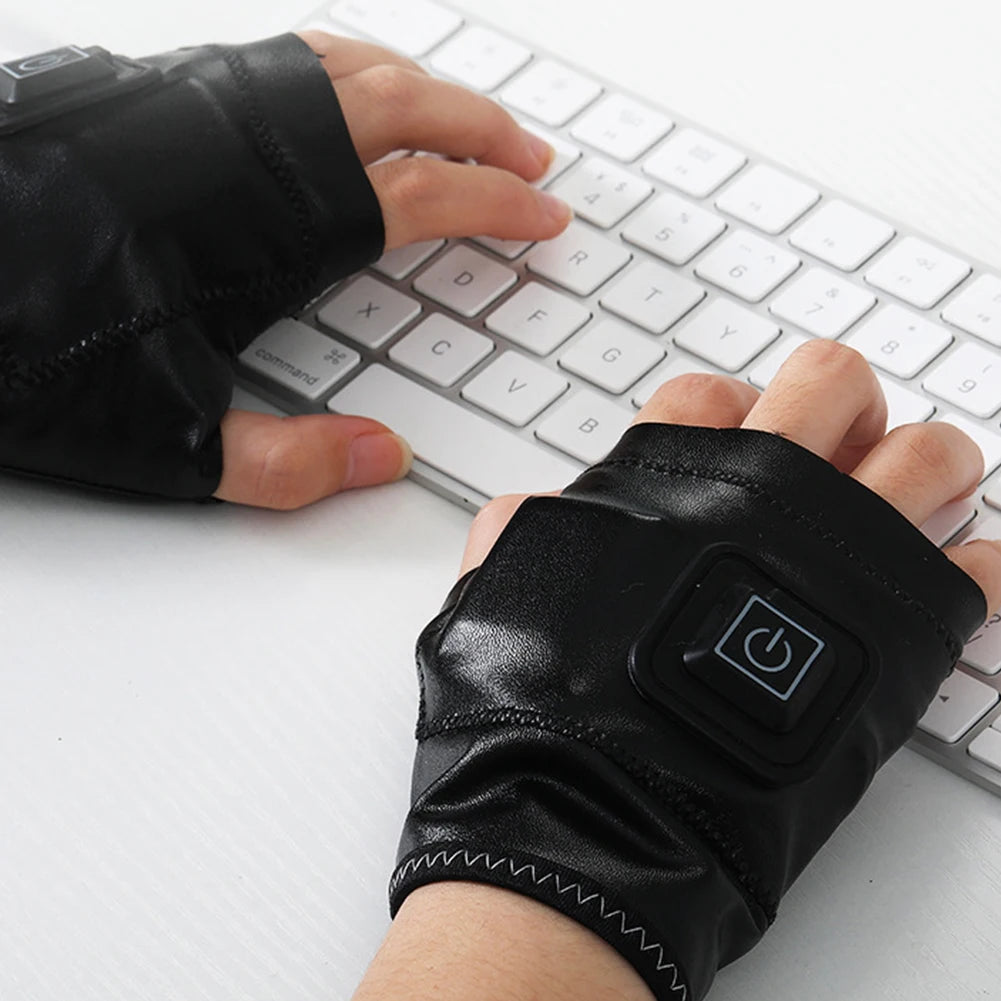 APWIKOGERCN Self Heating USB Rechargeable Electric Gloves