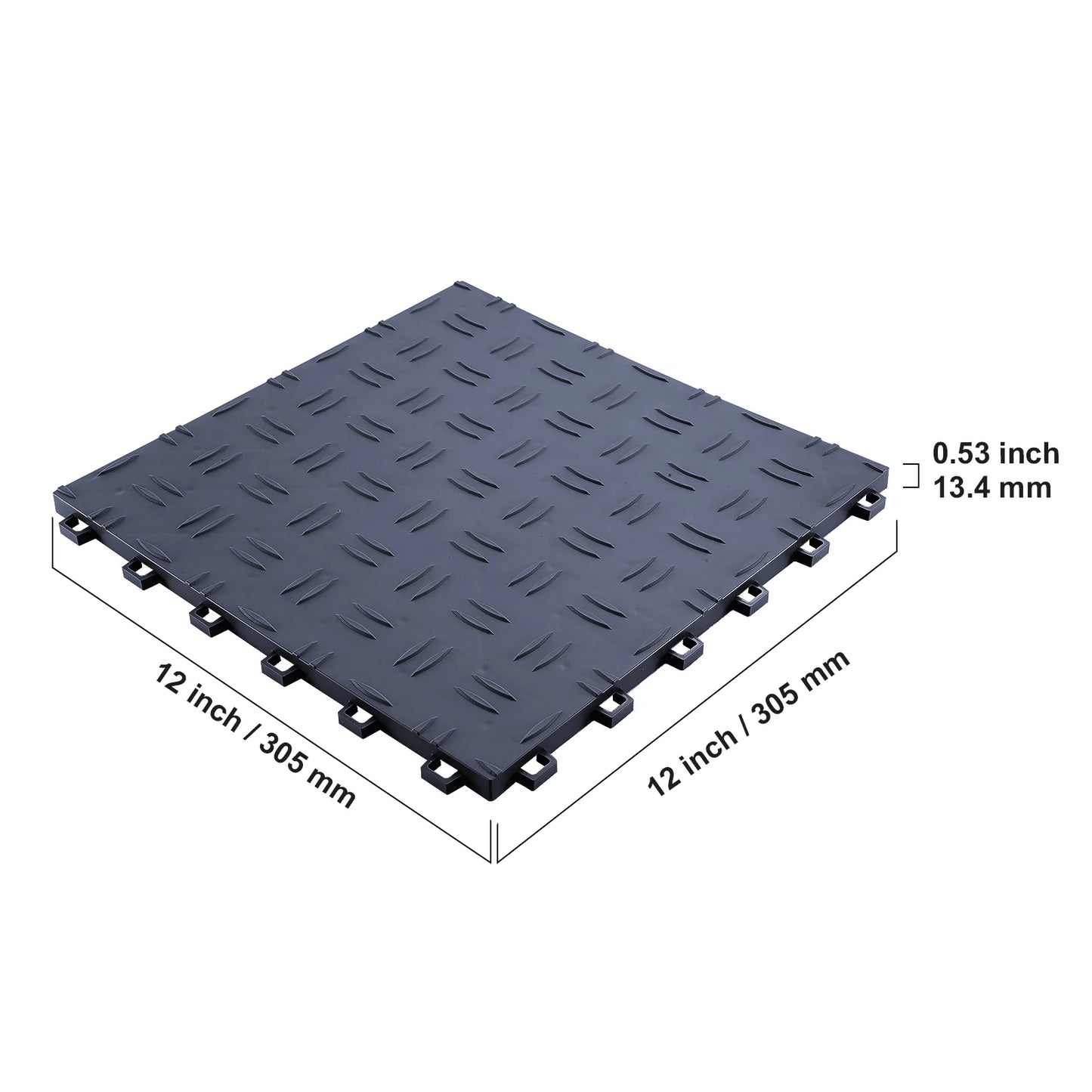 SucceBuy Interlocking Garage Tiles Non Slip Cover 25 50 Pcs