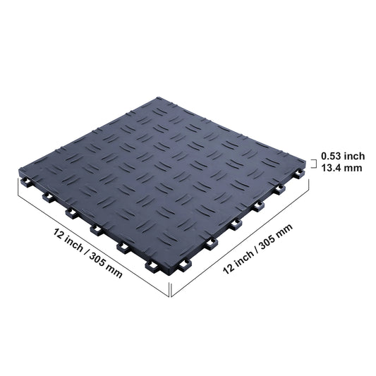 SucceBuy Interlocking Garage Tiles Non Slip Cover 25 50 Pcs