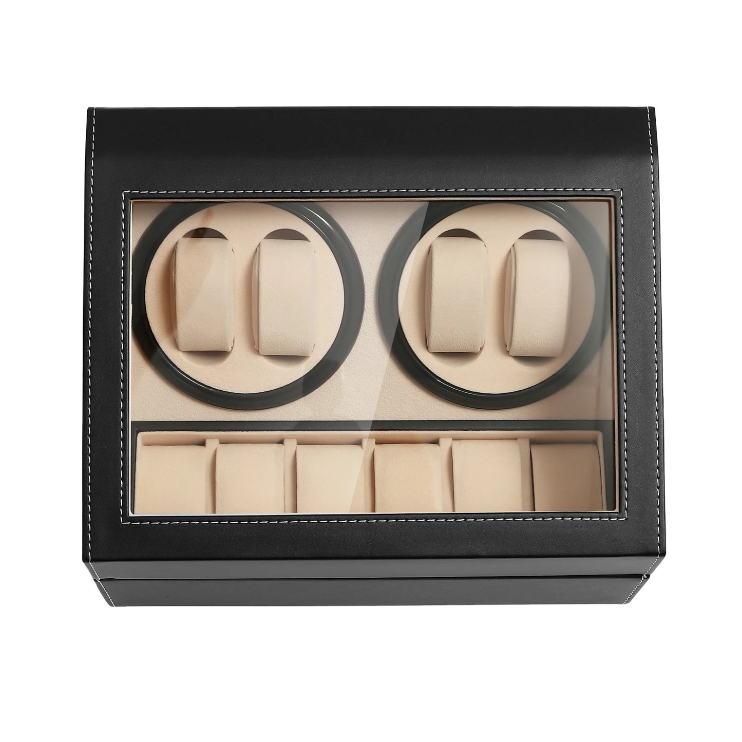 Watch Winder Automatic Rotation Velvet Display Box