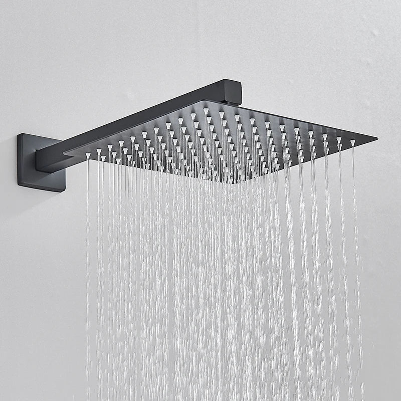 Quyanre Concealed InWall Digital Shower Faucet System With Tub Spout