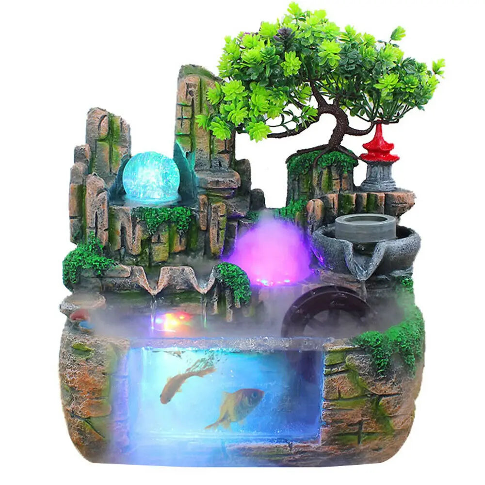 Hign-Concerned Resin Tabletop Fountain Exquisite Gift