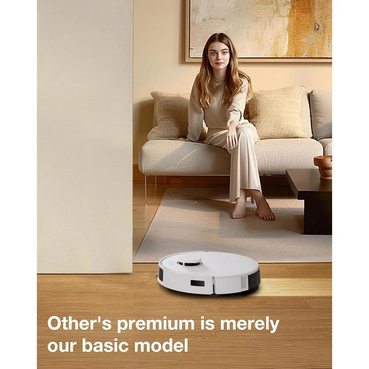 Hign-Concerned C12 Robot Vacuum And Mop With 8000Pa Suction
