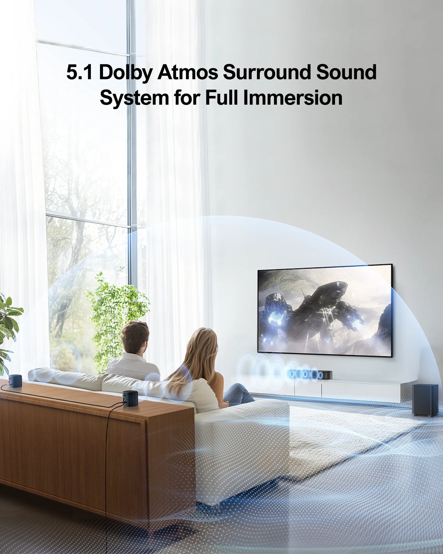 Ultimea 5 1Ch Dolby Atmos Soundbar With Subwoofer System