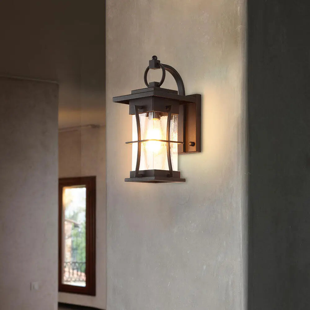 Loyalheartd Outdoor Porch Light Rustic Wall Lantern