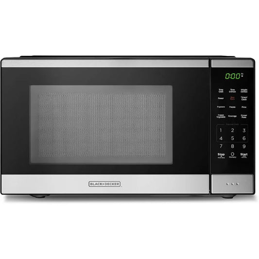 XMSJ Countertop Microwave Oven 900W With Auto Menus
