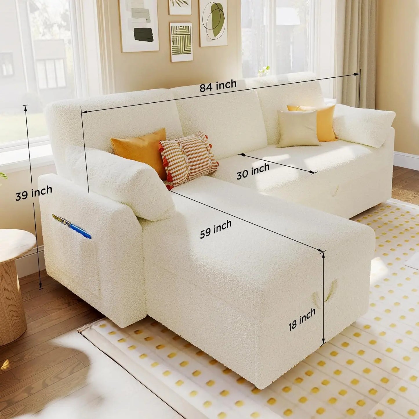 Hign-concerned Sleeper Sofa Bed 2 In 1 Pull Out Couch