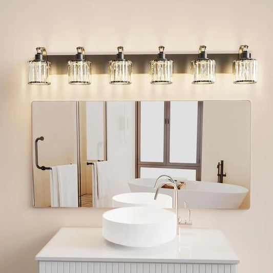 HobbyLane Modern Crystal Vanity Lights LED Wall Sconce