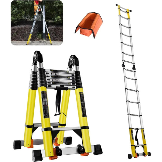 Hign Concerned A Frame Telescoping Ladder EN131 330lbs