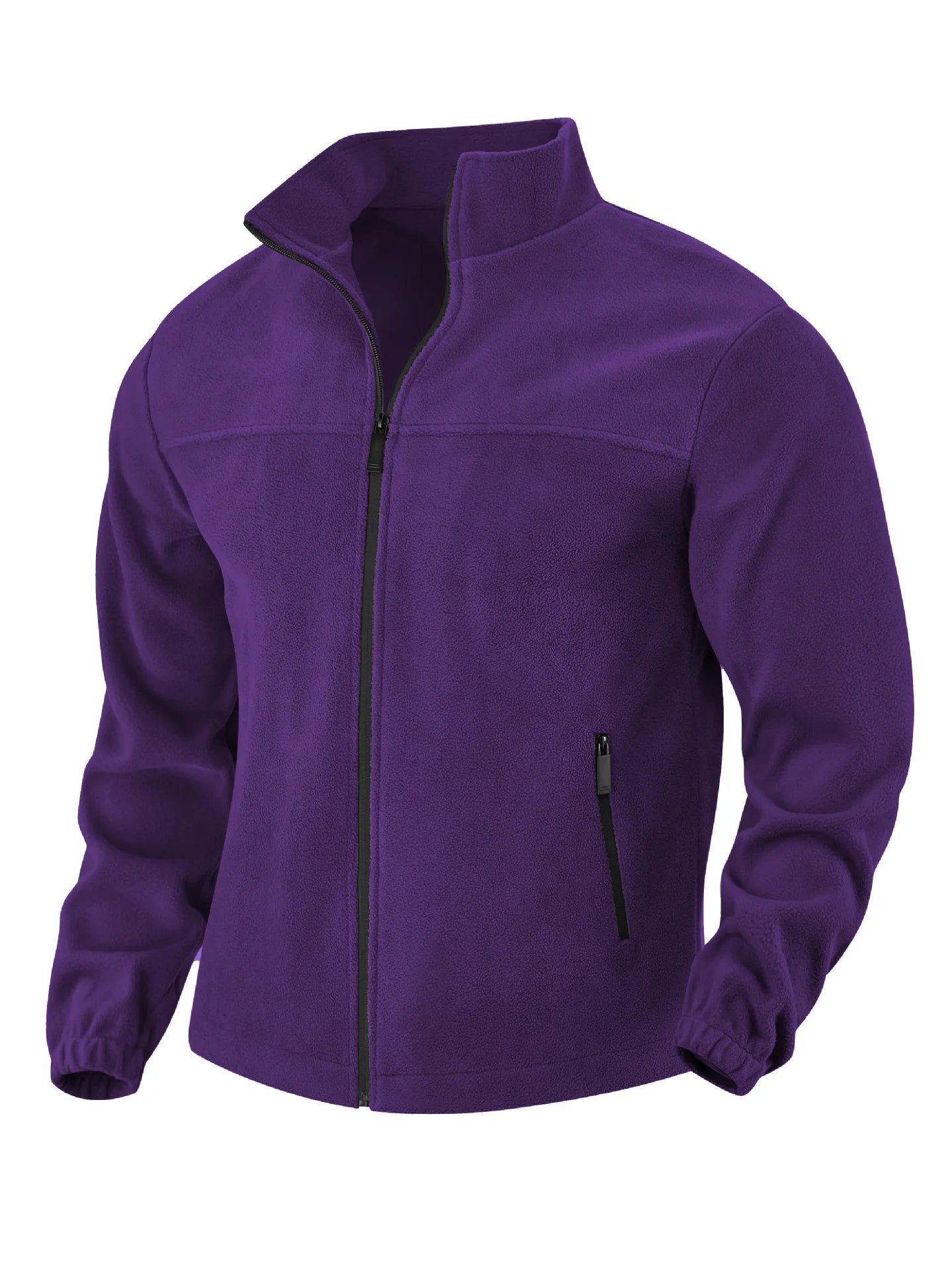 Zhejiang Fleece Jacket For Men Outdoor Zip Stand Collar
