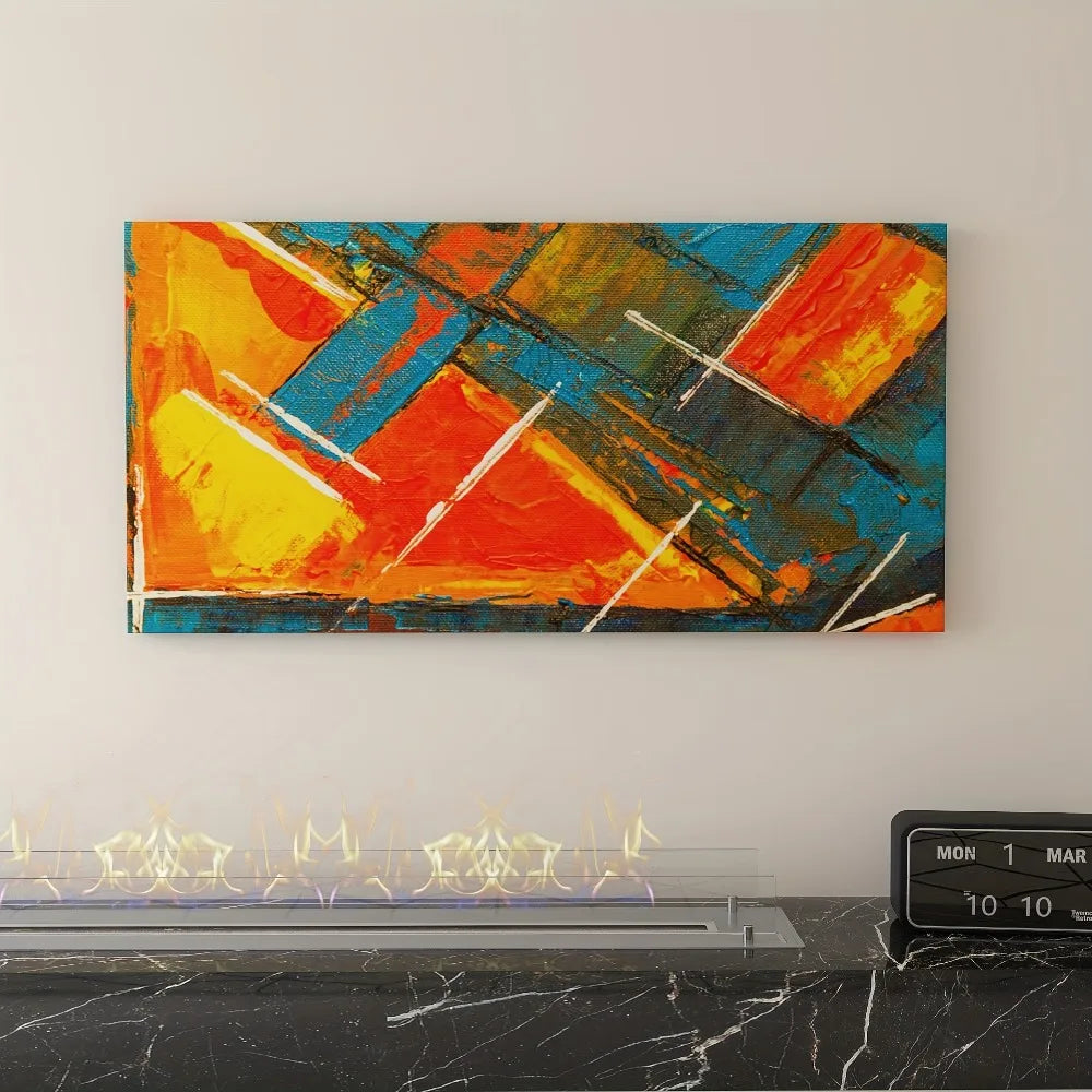 Hign-concerned Modern Abstract Canvas Mural for Living Room