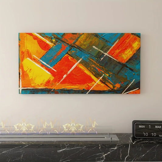 Hign-concerned Modern Abstract Canvas Mural for Living Room