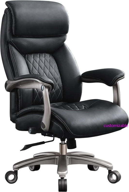 XMSJH Heavy Duty Office Chair With Wide Armrests And Lumbar