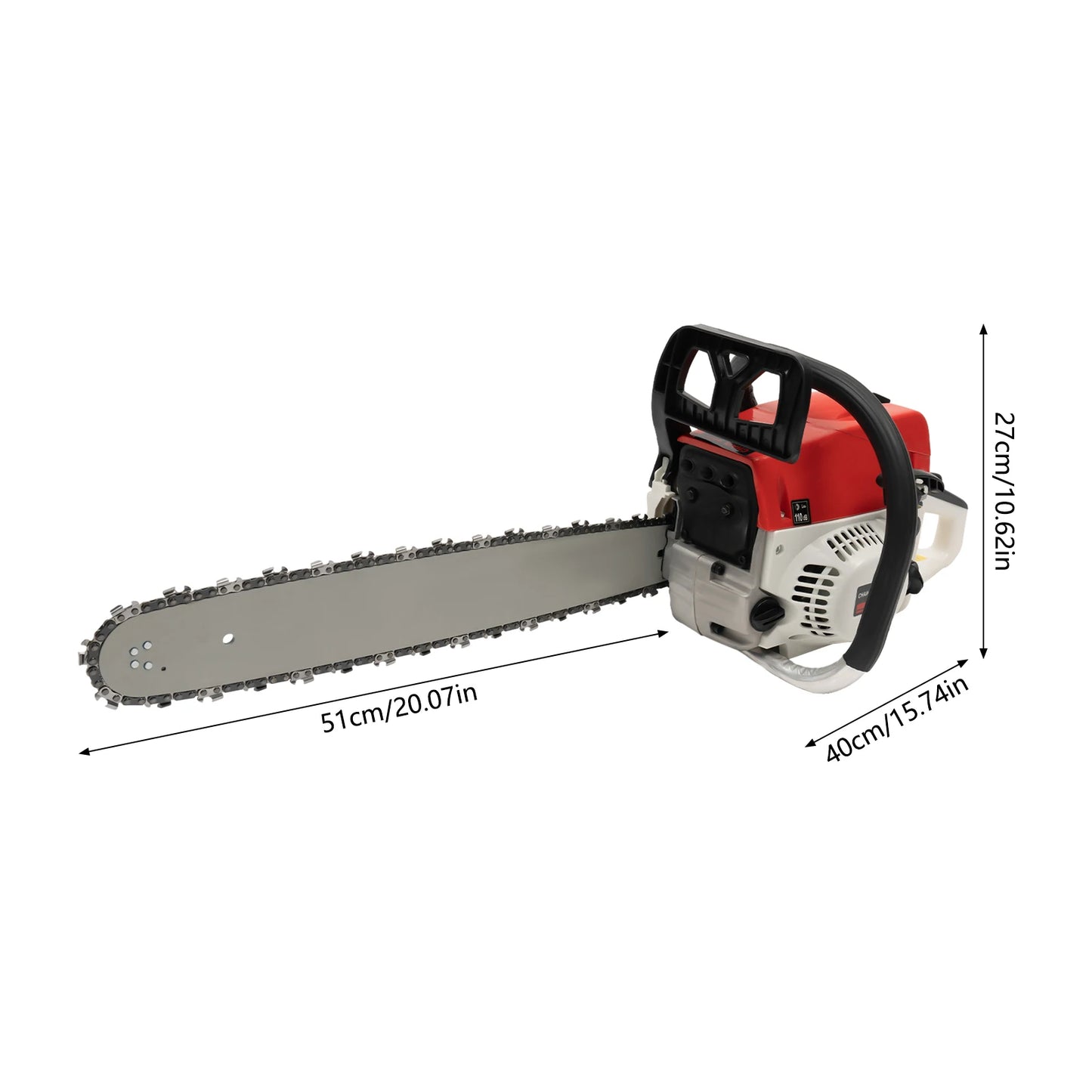Hign-concerned 52cc Gasoline Chainsaw for Heavy Duty Cutting