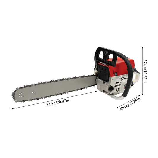 Hign-concerned 52cc Gasoline Chainsaw for Heavy Duty Cutting
