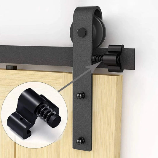CCJHDIY Sliding Barn Door Hardware Track Kit Limiter