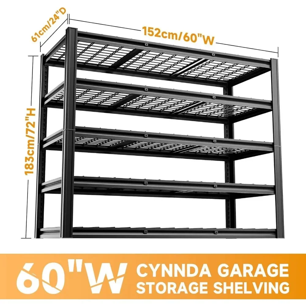 Heavy Duty Garage Shelving Unit 3000LBS Metal Rack System