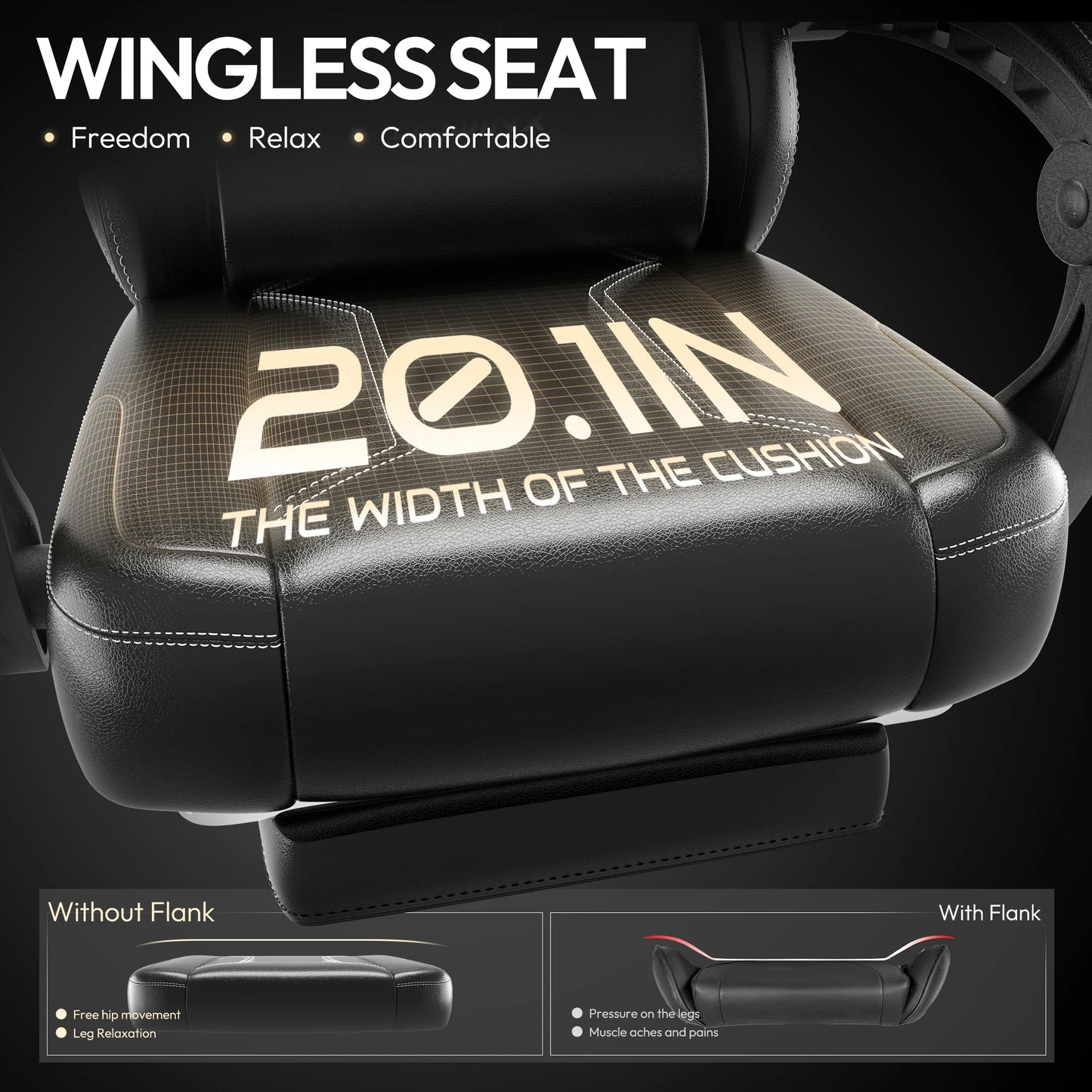Dowinx Gaming Chair With Pocket Spring Cushion And Massage