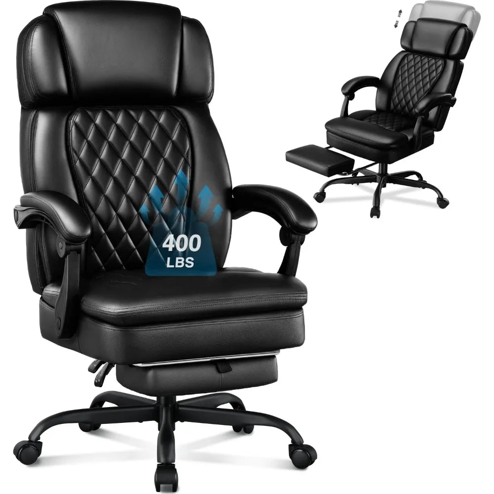 Guangbai Executive Office Chair Footrest Big And Tall