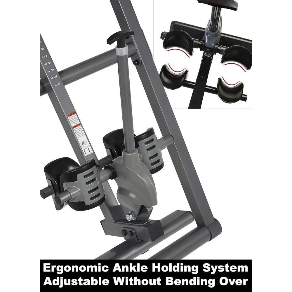 Inversion Table With Air Lumbar Support For Back Pain Relief