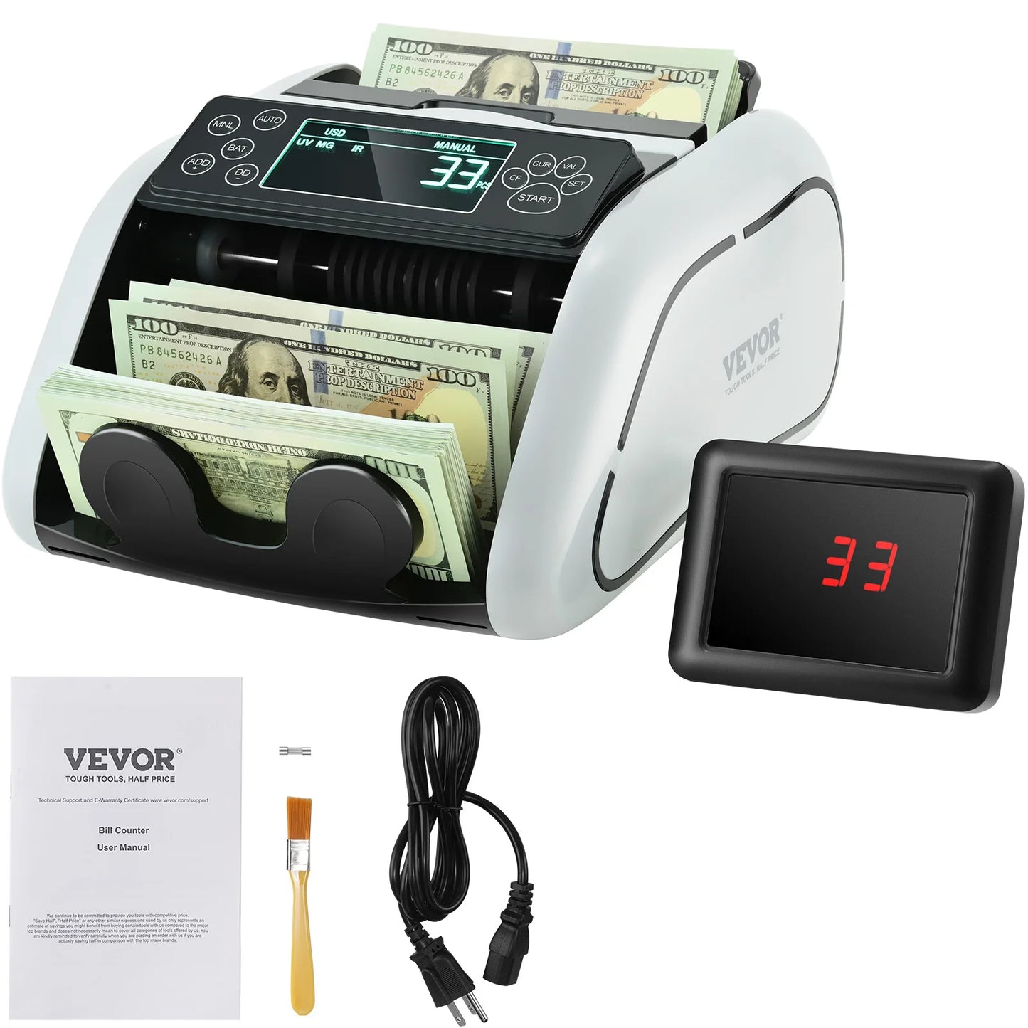 SucceBuy MoneyCounter 1000 Pcs Per Min With UV MG IR